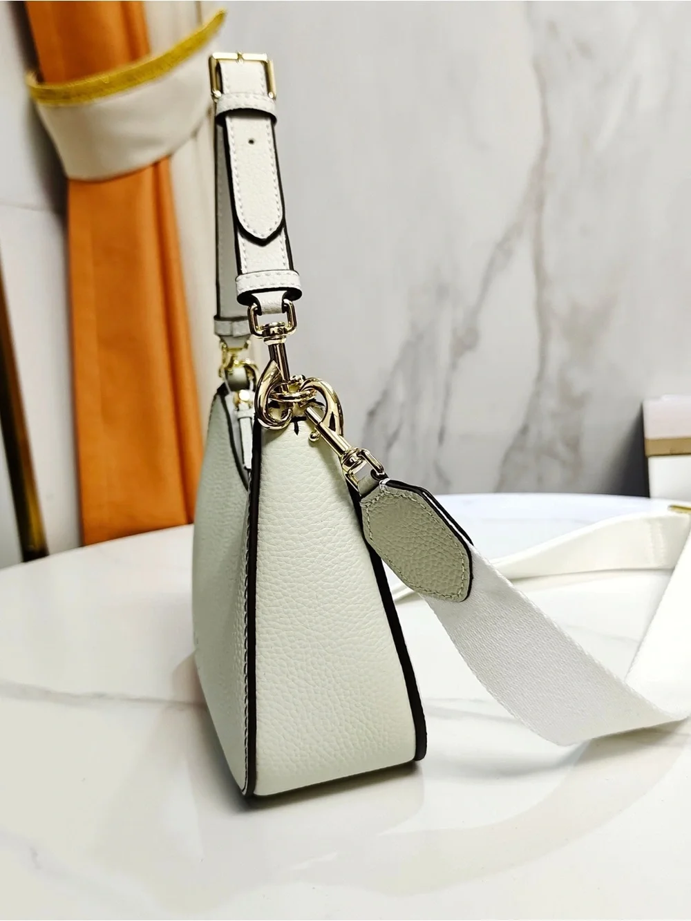 Tory Burch sleek pebbled